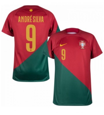 Portugal Andre Silva #9 Hjemmebanetrøje VM 2022 Kort ærmer